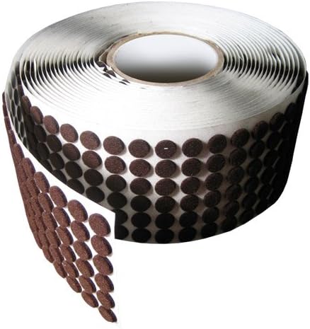 The Felt Store Button Rolls – ½ Diameter Medium Duty Felt Pads – 1/8' Thick, Floor & Furniture Protectors, Brown - 5700 PCS