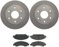 (4x) Front Brake Pads And Rotors Kit for Chevy Silverado 1500 Classic 2007-2007 for GMC Sierra 1500 2005-2006 for GMC Sierra 1500 Classic 2007-2007
