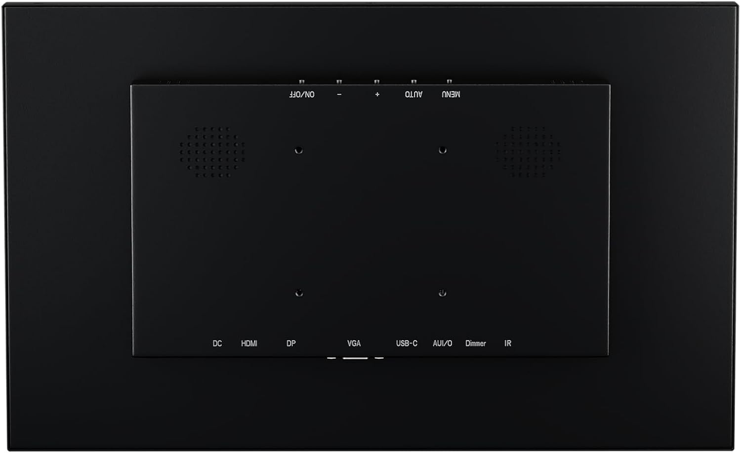 Beetronics 15 Inch Touchscreen Monitor | Full HD 1080p | 15TS7M – Industrial-Grade, Professional 10-Point Multi Touch Display for PC, Mac, Linux – HDMI, DisplayPort, USB-C, VGA Inputs
