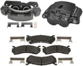 (4) Rear Brake Caliper with Brake Pads Kit Replacement for Chevy Silverado 3500 HD 2007-2010 for Chevrolet Suburban 2500 2000-2013 for Chevy Suburban 2500 2000-2013