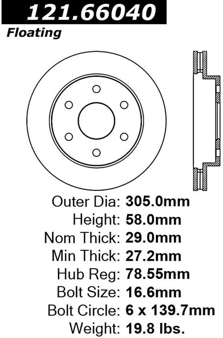 4 Front Replacement Brake Kit Brake Rotors & Metallic Brake Pads Fits Chevrolet Silverado 1500 2005-2007 Fits Chevy Silverado 1500 2005-2007 Fits Chevrolet Silverado 1500 Classic 2007-2007