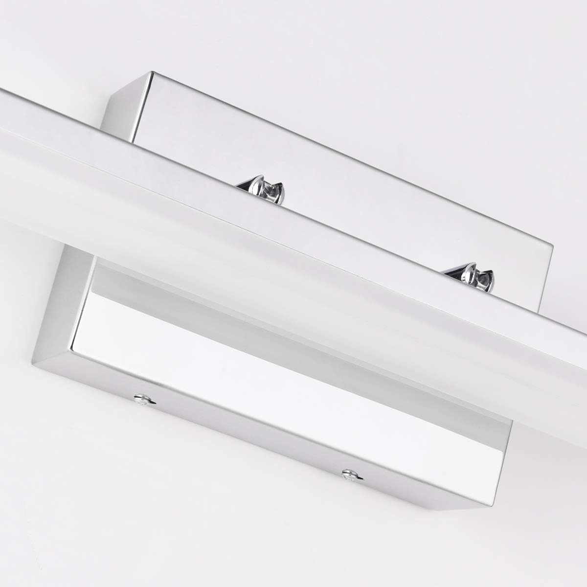 mirrea 36in Modern LED Vanity Light for Bathroom Lighting Dimmable 36w Chromed (Cold White 5000K)