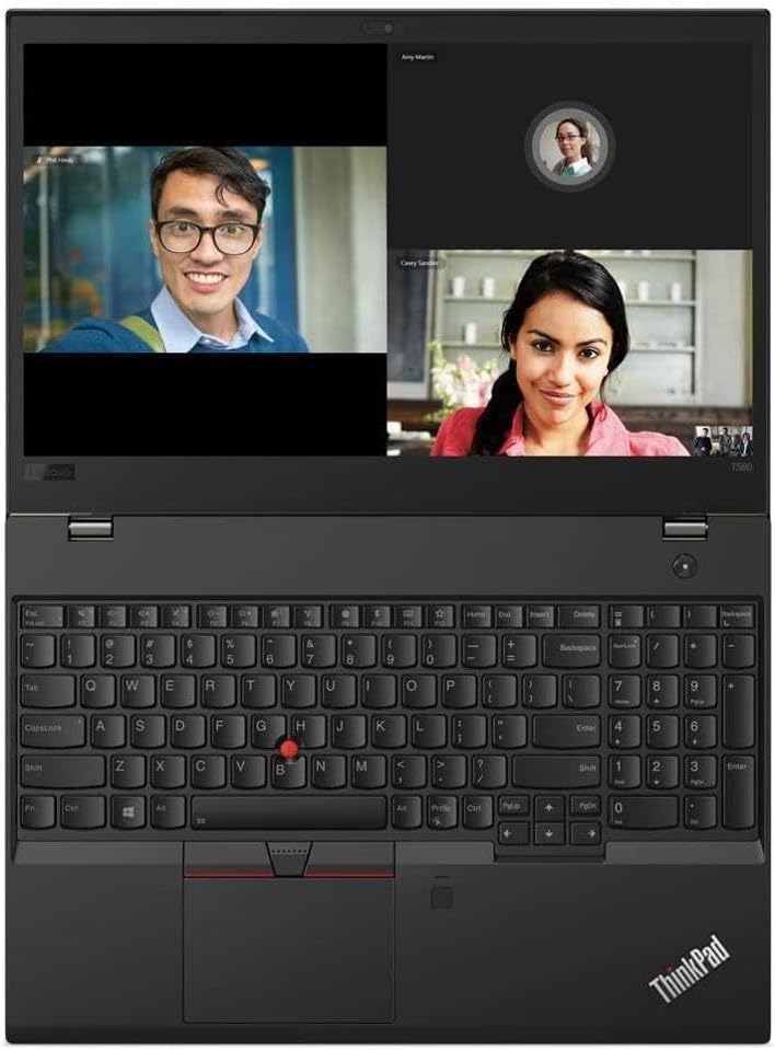 Lenovo ThinkPad T580 15.6' 1080p Full HD Touchscreen Laptop, i7-8650U 1.9GHz, 32GB DDR4, 1TB NVMe SSD, USB C Thunderbolt 3, HDMI, Webcam, Windows 11 Pro (Renewed)