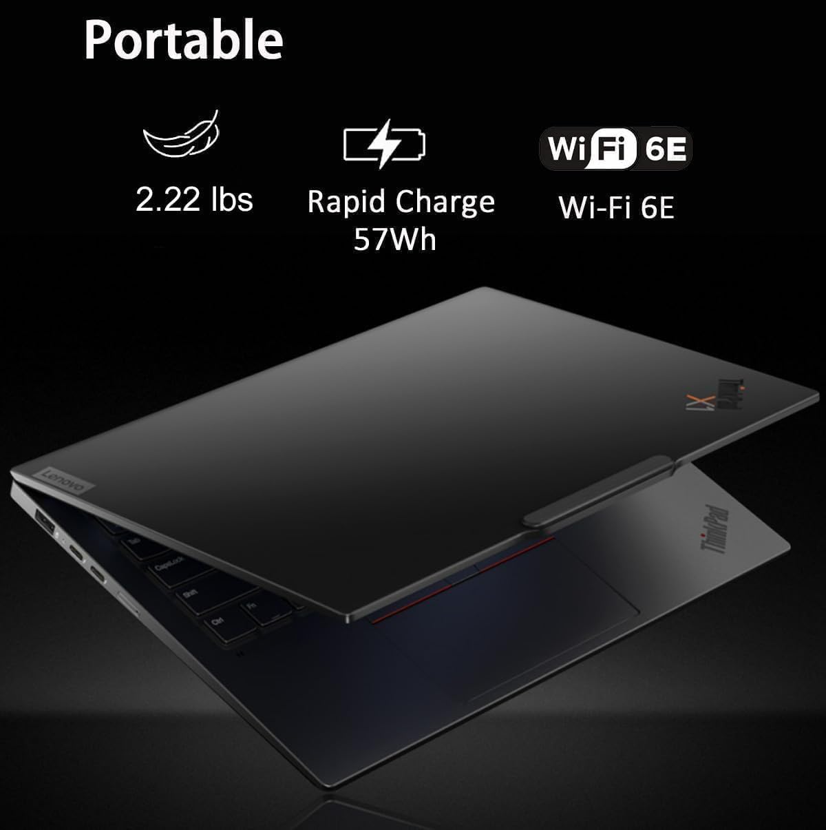 Lenovo ThinkPad X1 Carbon Gen 12 AI PC Laptop (14' FHD+ Touchscreen, Intel Core Ultra 7 165U vPro, 32GB DDR5, 1TB SSD), Backlit, Fingerprint Reader, IR Webcam, 2X Thunderbolt 4, IST HUB, Win 11 Pro
