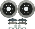 Pack of 4 Rear Brake Pads and Rotors Kit Automotive Replacement Brake Kits for Chevy Silverado 1500 Classic 2007-2007 for GMC Sierra 1500 2007-2007 for GMC Sierra 1500 Classic 2007-2007