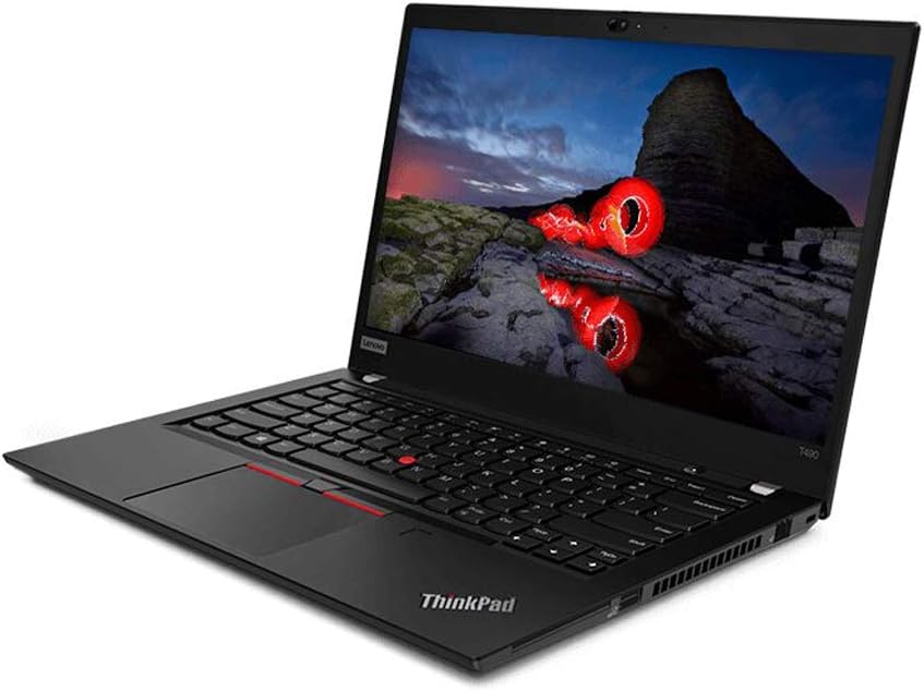 Lenovo Thinkpad T490 Laptop (20N2-0042US) Intel i7-8665U, 16GB RAM, 512GB SSD, 14-inch WQHD 2560x1440, Win10 Pro, MicroSD Card Reader, Fingerprint, IR 720p Webcam, Backlit KB