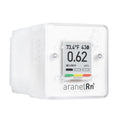 SAF Aranet Radon Detector for Home: 10-Min Measurement, Temperature, Relative Humidity, Pressure, E-Ink Display, 7-Year Battery, Portable with Free App, Bq/m3 & pCi/L Selectable