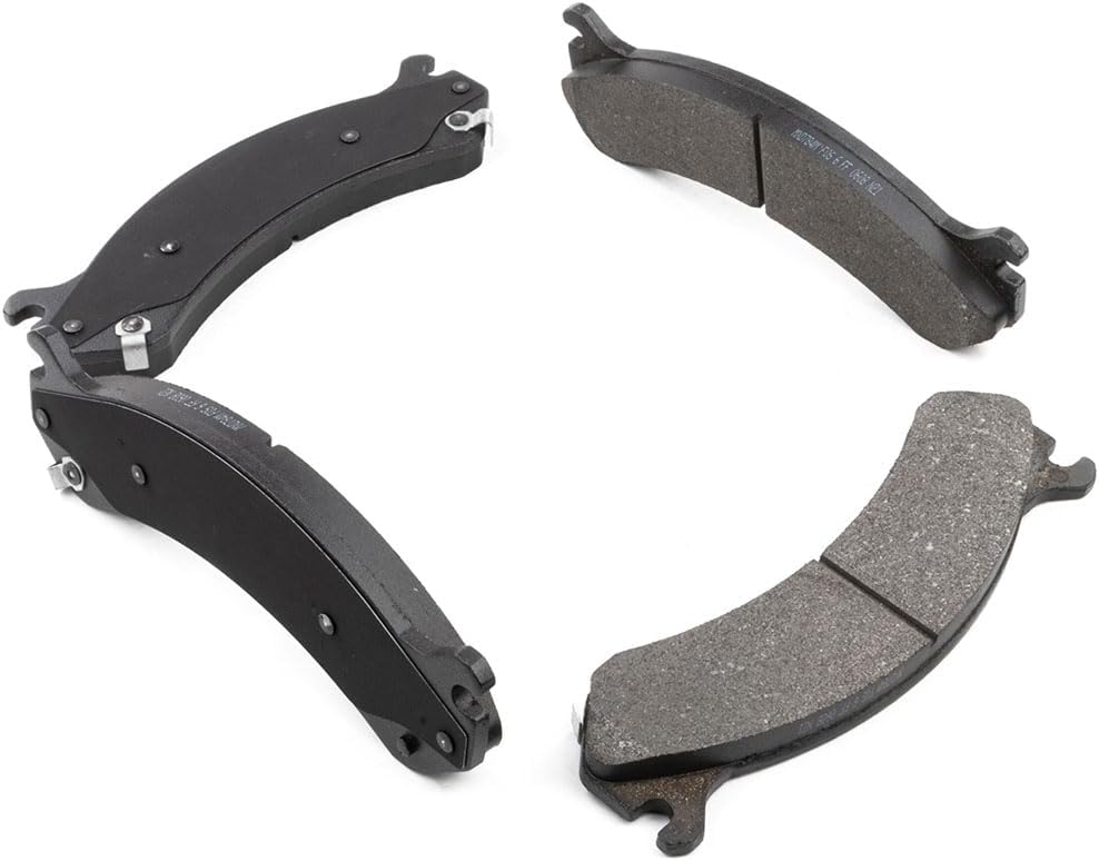 Front & Rear Brake Kit for Chevrolet Silverado 3500 2001-2007 for Chevy Silverado 3500 2001-2007 for Chevrolet Silverado 3500 Classic 2007-2007 6PCS Semi-metallic Brakes Pads Rlimerance
