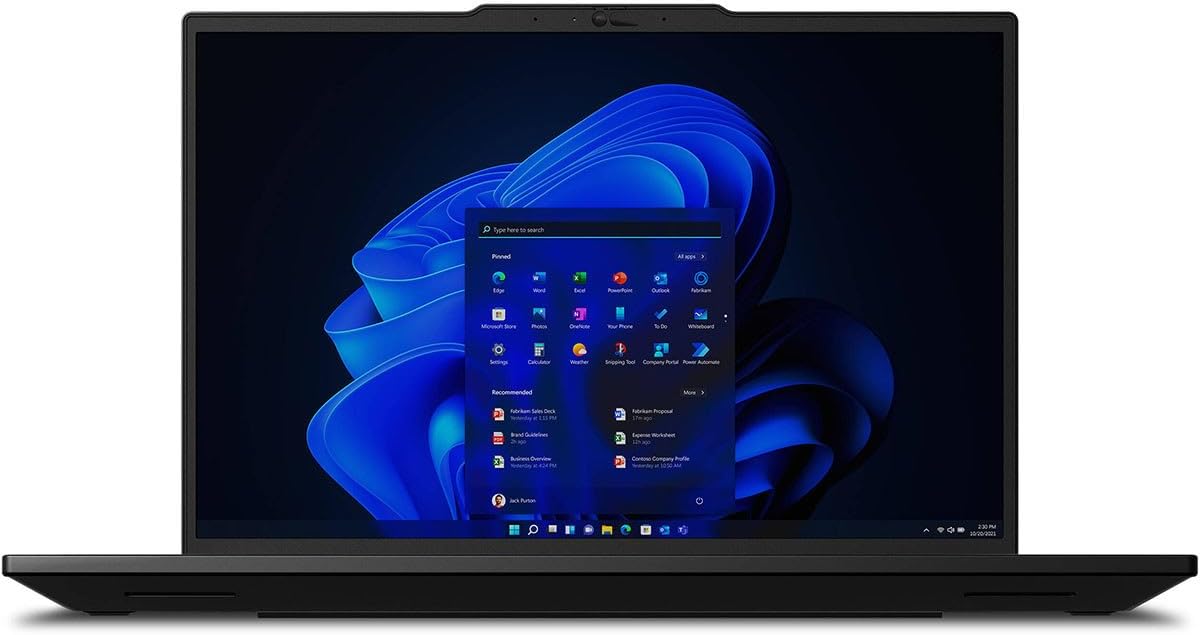 Lenovo ThinkPad P14s Gen 5 21G20022US 14.5' Touchscreen Mobile Workstation - WQXGA - Intel Core Ultra 7 155H - 16 GB - 512 GB SSD - English Keyboard - Black
