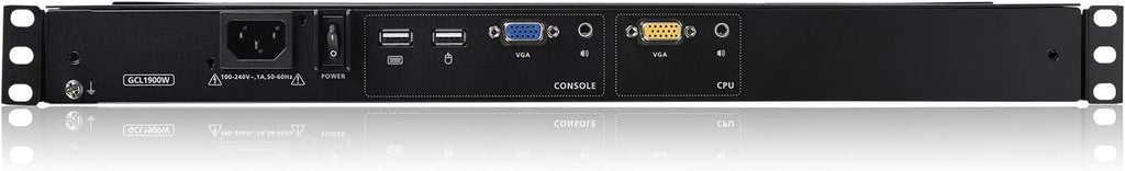 IOGEAR 18.5' Widescreen Short Depth LCD Console with Audio (TAA Compliant) GCL1900W