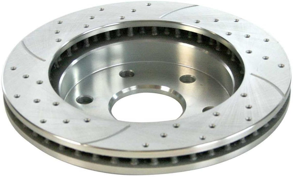 Replacement Front Drilled Slotted Brake Rotors and Pads for 2007 Chevy Silverado 1500 Classic Mechanics Choice for Chevrolet