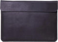 Grey Leather Laptop Case Made for MacBook Air 15 inch Sleeve 2024 - Carrying Protective Cases Compatible with MacBook Air 15' M2 M3 M4 A2941 А3114 A3241 2023 2025, Genuine Vintage Leather, Gray