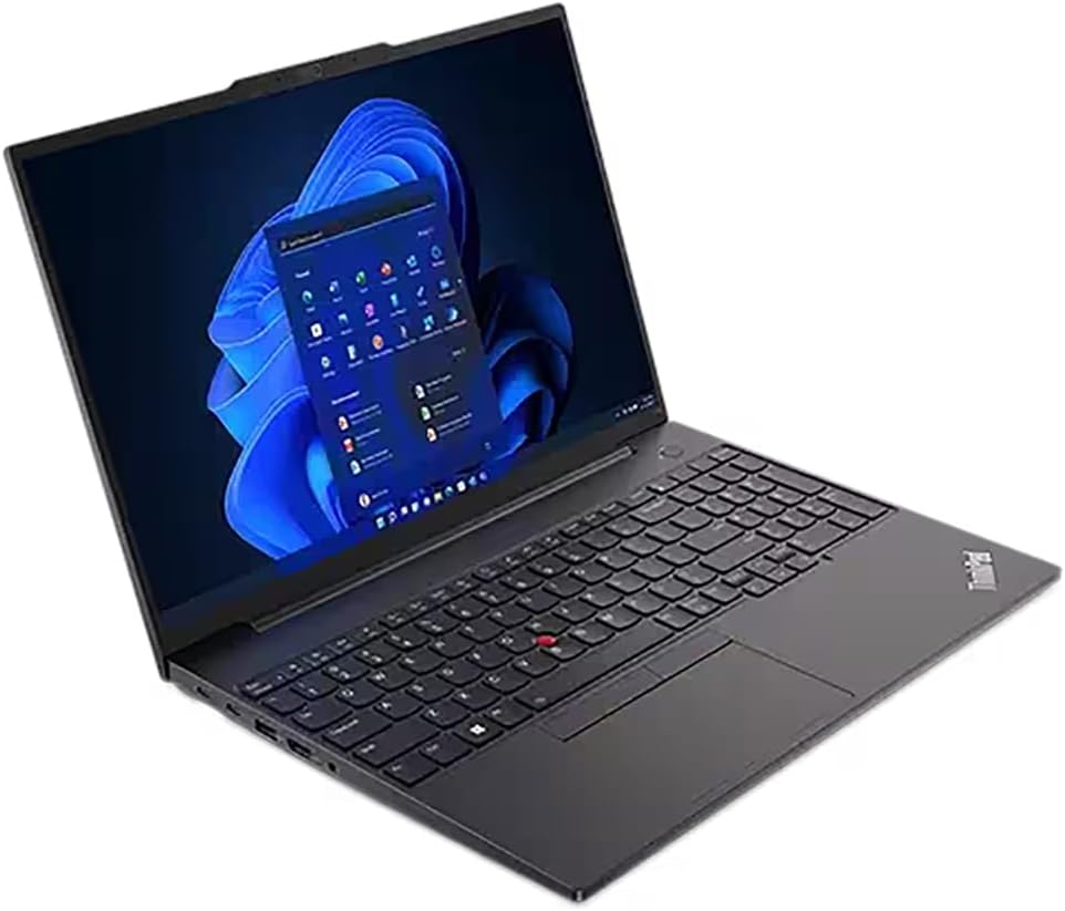 Lenovo ThinkPad E16 16' FHD+ Business Laptop Computer, AMD Octa-Core Ryzen 7 7730U (Beat i7-1355U), 16GB DDR4 RAM, 512GB PCIe SSD, WiFi6, Backlit Keyboard, Fingerprint Reader, Windows 11 Pro Vent-HEA