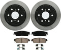 Pack of 4 Rear Brake Pads and Rotors Kit Automotive Replacement Brake Kits for Chevrolet Avalanche 2007-2013 for Chevy Avalanche 2007-2013 for Chevrolet Silverado 1500 2008-2013