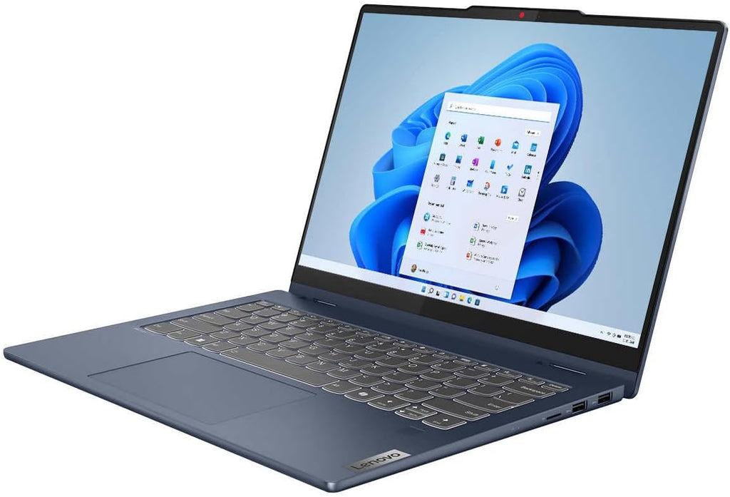 Lenovo Ideapad 5 14' 2-in-1 Touchscreen Laptop - AMD Ryzen 7 8840HS - WUXGA (1920 x 1200) - Windows 11-1TB SSD M.2 2242-16GB LPDDR5x-6400 - Backlit Keyboard - Fingerprint Reader