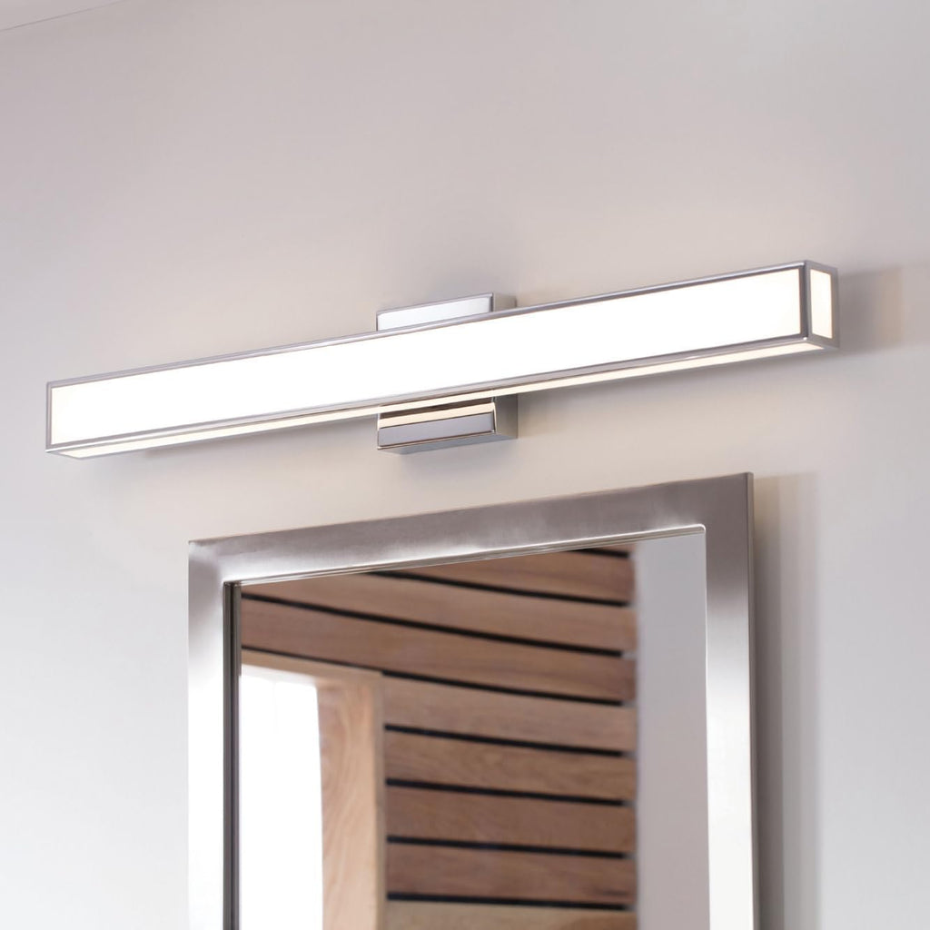 Hinkley Alto 30' Integrated LED 44W Bathroom Vanity Light Fixture, Chrome