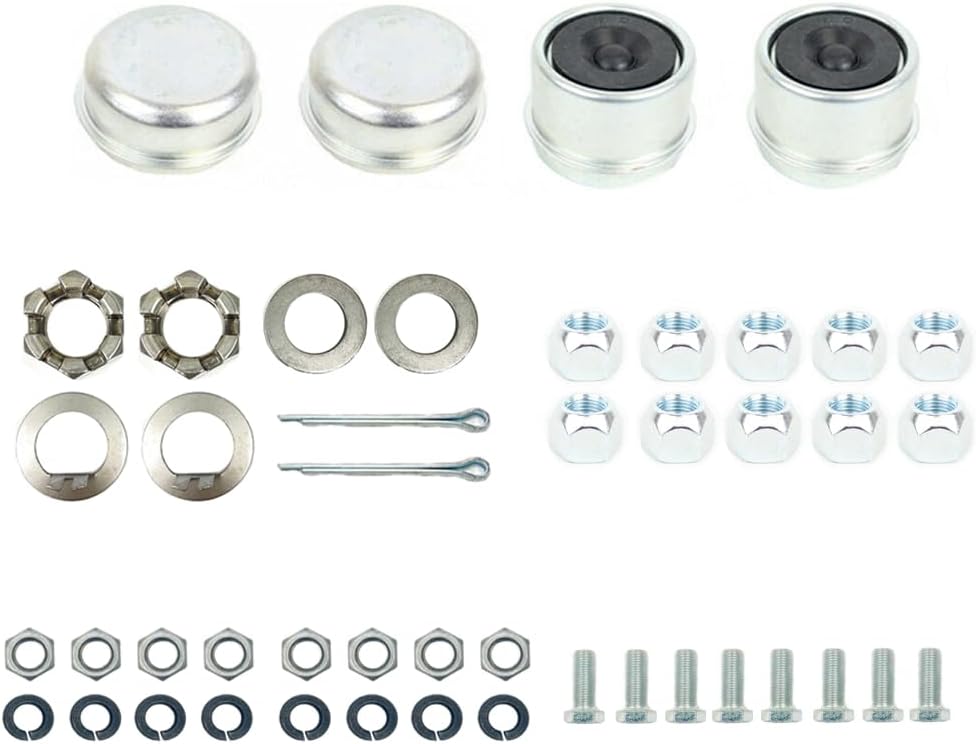 SOUTHWEST WHEEL Pre-Greased 5-5' Hydraulic Brake Trailer Axle Brake Kit for a 3,500 lbs. Trailer Axle
