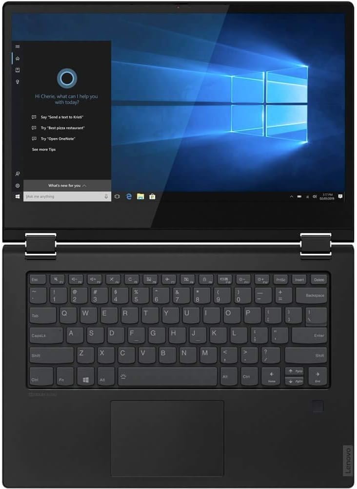 Lenovo Ideapad Flex-14Iml 81XG0000US 14' Touchscreen 2 in 1 Notebook - 1920 X 1080 - Core i5-8 GB RAM - 256 GB SSD - Onyx Black - Windows 10 Home 64-bit - Intel UHD Graphics - in-Plane Switchin