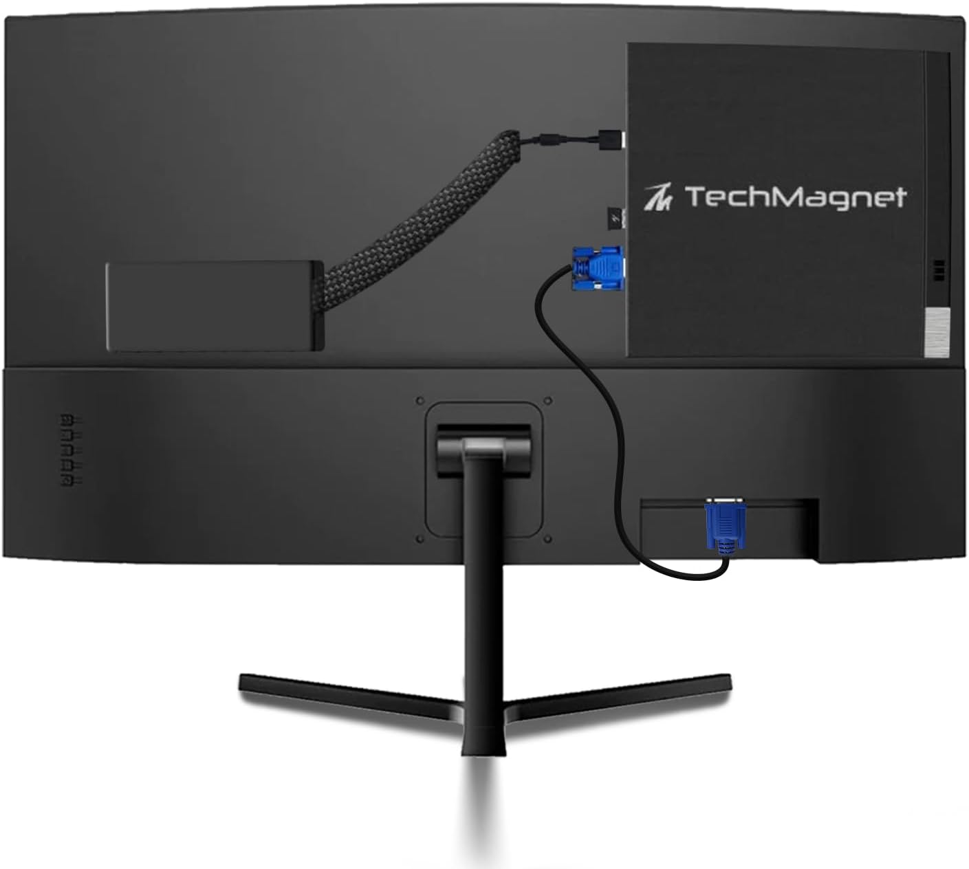 TechMagnet All in one Desktop Computer,Cheetah 6,Intel Core i5 6th Gen,8GB DDR3,240GB SSD,New 24 inch Curved Display,Wireless Keyboard Mouse,Speaker,Webcam,USB Wi-Fi,Windows 11(Renewed)