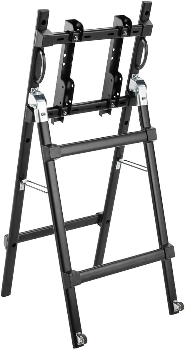Tripp Lite Portable TV Monitor Stand 32 to 55 inch Rear Rolling Caster Wheels Portrait & Landscape Viewing (DMPDS3255CF)