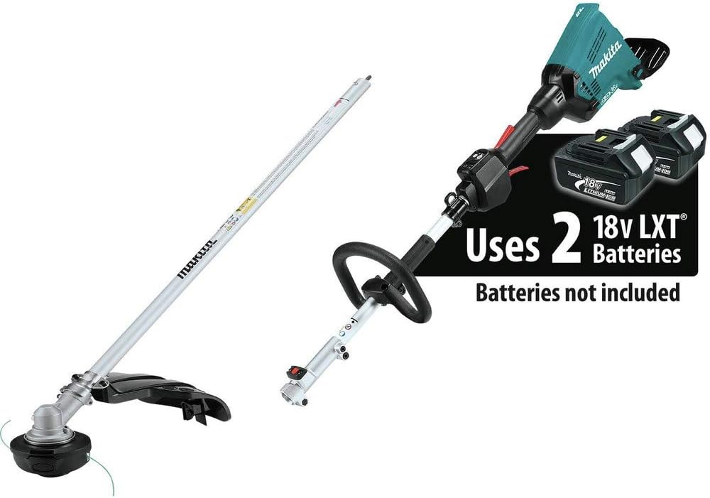 Makita XUX01ZM5 36V (18V X2) LXT® Brushless Couple Shaft Power Head with String Trimmer Attachment, Tool Only