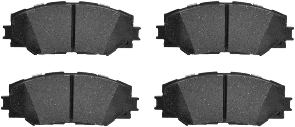 AutoShack Front & Rear Brake Rotors & Ceramic Pads for Toyota & Lexus, RAV4 2006-2008 HS250h 2010-2012, FWD 4WD L4 2.4L - E-Coated Drilled & Slotted - ShadowGuard