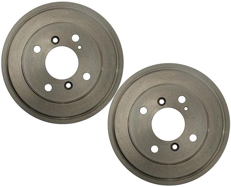 Brake Drum, 2PC Rear Drum Brake Kit Automotive Replacement Brake Drums for Fiesta 2019 2018 2017 2016 2015 2014 2013 2012 2011 for Figo 2019 2018 2017 2016 A387