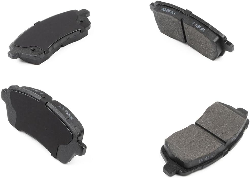 Brake Kit Front Semi-Metallic Brake Pads and Rotors Kit (258mm) for Ford Fiesta 1.6L 2011 2012 2013 2014 2015 2016 2017 2018 2019 for Ford Fiesta 1.0L 2014 2015 2016 2017 Brakes and Rotors