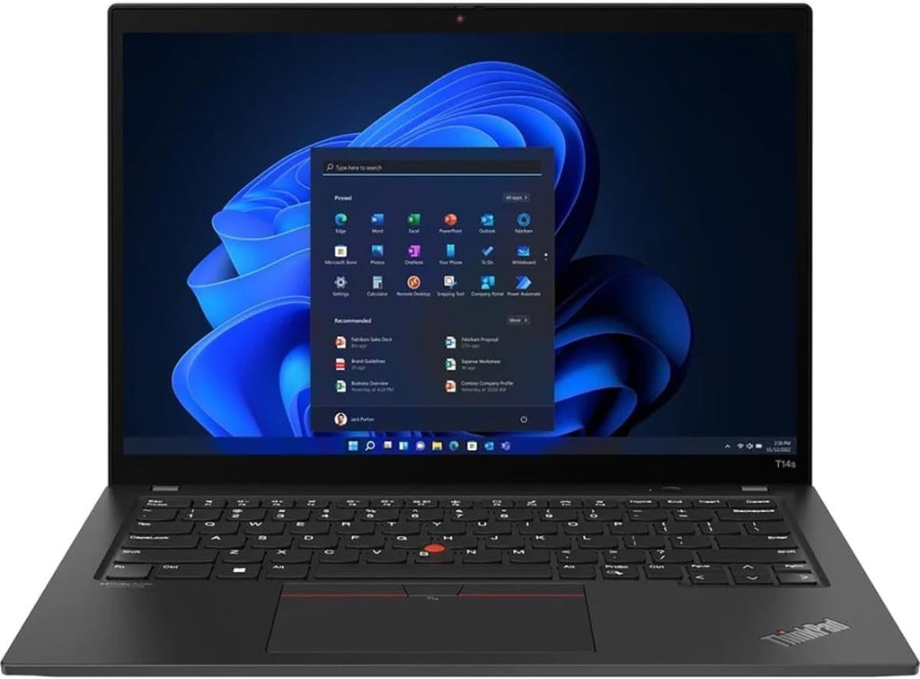 Lenovo ThinkPad T14s Gen 3 21BR002TUS 14' Notebook - WUXGA - 1920 x 1200 - Intel Core i7 12th Gen i7-1260P Dodeca-core (12 Core) 2.10 GHz - 16 GB Total RAM - 16 GB On-Board Memory - 512 GB SSD