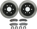 Pack of 4 Rear Brake Pads and Rotors Kit Automotive Replacement Brake Kits for Chevy Silverado 1500 Classic 2007-2007 for GMC Sierra 1500 Classic 2007-2007