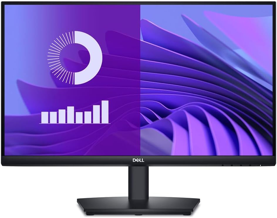 Dell E2425HS 24'/60.96cm FHD Monitor|Dual Speakers| 5ms 75Hz|Aspect Ratio 16:9|3000:1 Contrast|Brightness 250 cd/m2|Ports: 1xHDMI, 1xVGA, 1xDP|Height Adustable, Swivel, Tilt|Dell Display Manager