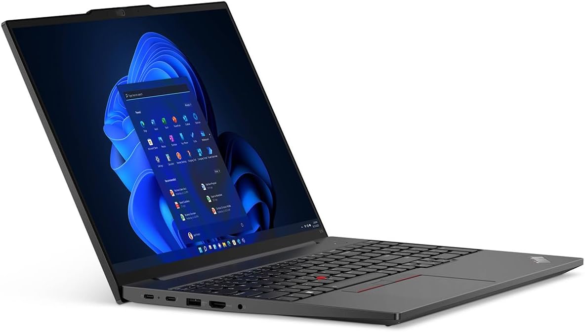 Lenovo ThinkPad E16 Gen 1 21JN0073US 16' Notebook - WUXGA 1920 x 1200 - Intel Core i7-1355U 1.70 GHz - 16 GB RAM - 512 GB SSD - Graphite
