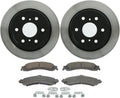 Pack of 4 Rear Brake Pads and Rotors Kit Automotive Replacement Brake Kits for Chevrolet Silverado 1500 2007-2007 for Chevy Silverado 1500 2007-2007