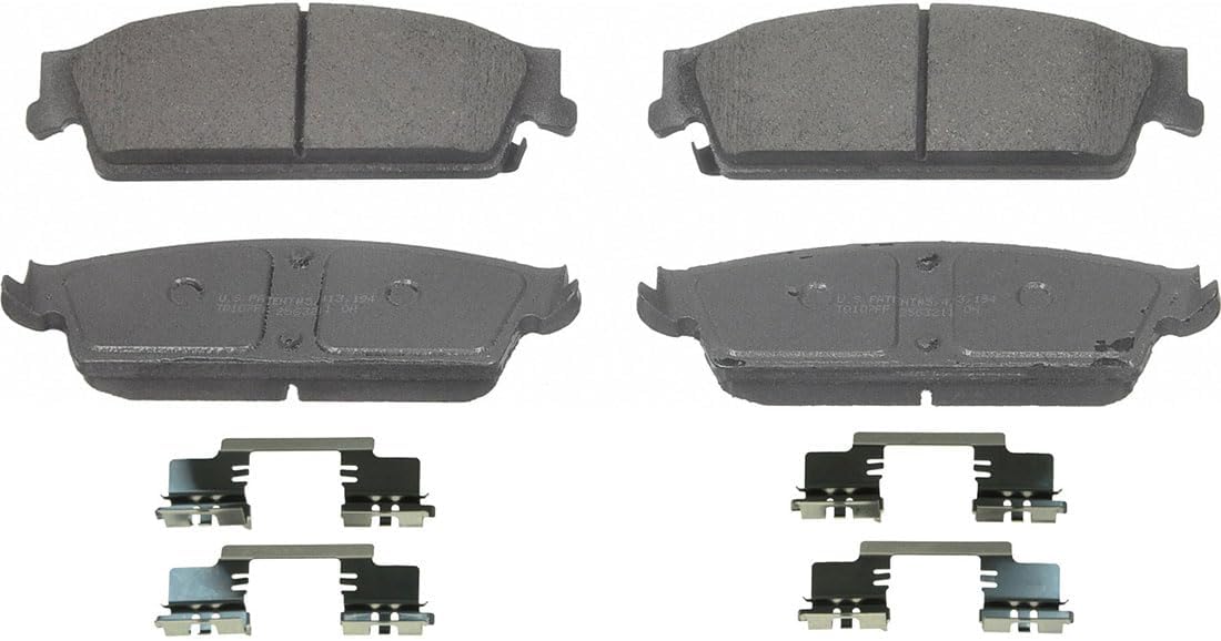 Pack of 4 Rear Brake Pads and Rotors Kit Automotive Replacement Brake Kits for Chevy Silverado 1500 2008-2013 for Chevrolet Suburban 1500 2007-2013 for Chevy Suburban 1500 2007-2013