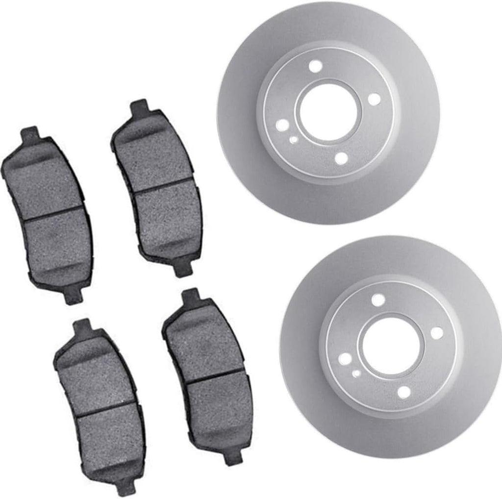 Front Disc Brake Pad and Rotor Kit,Disc Brakes 1 Pcs for Ford Fiesta,Figo 2016 2017