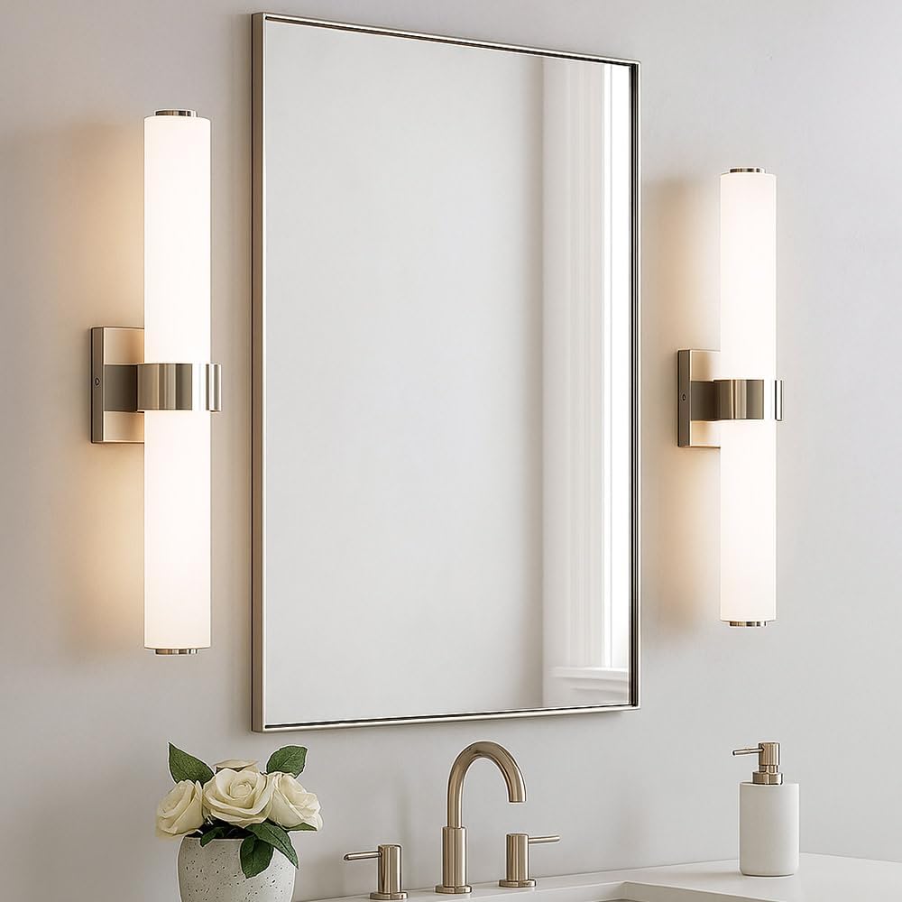 Hinkley Aiden Collection 22.75' Integrated LED 35W Bathroom Vanity Light Fixture, Chrome