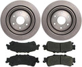 Brake Pads and Rotors Kit - Rear Brakes and Rotors, Replacement Brake Kit fits Chevy Avalanche 1500 2002-2002 fits Chevrolet Silverado 1500 1999-2007 fits Chevy Silverado 1500 1999-2007