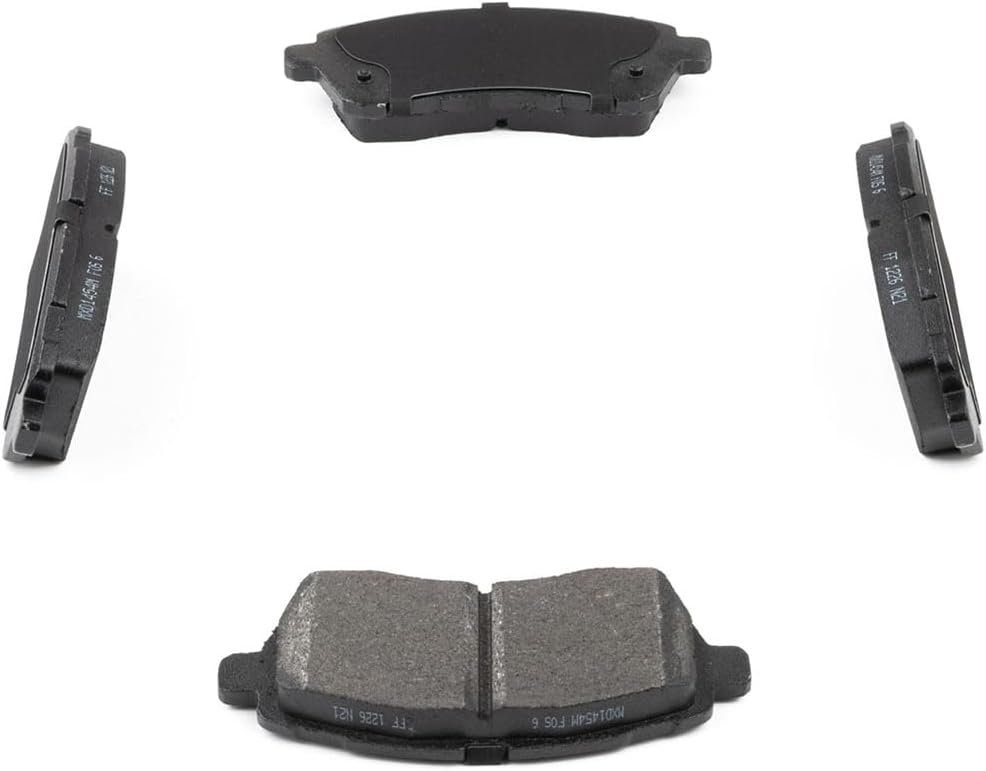 3x Front Brake Kit, Semi-Met Disc Brake Pad and Rotor fits Ford Fiesta 1.6L 2011 2012 2013 2014 2015 2016 2017 2018 2019, fits Fiesta 1.0L 2014 2015 2016 2017