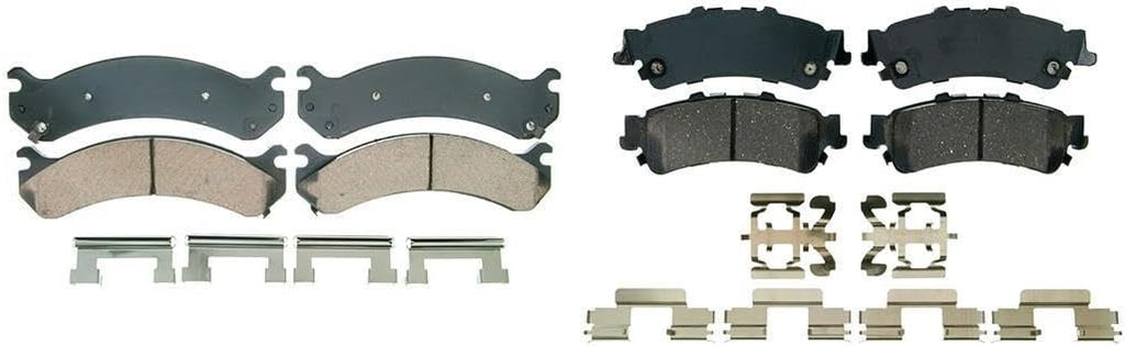 Automotive Replacement Brake Pads, 4X Ceramic Front Rear Disc Brake Pad Set AUTO DN for Chevrolet Silverado 1500 Classic 2007-2007 for Chevy Silverado 1500 Classic 2007-2007