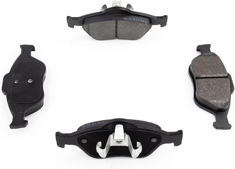 Front Brake Kit fits Ford EcoSport 2.0L 2004 2005 2006 2007 2008 2009 2010 2011 2012, fits Fiesta 1.6L 2005 2006 2007 2008 2009, Brake Pads and Rotors Kit Replace 3-PC Set