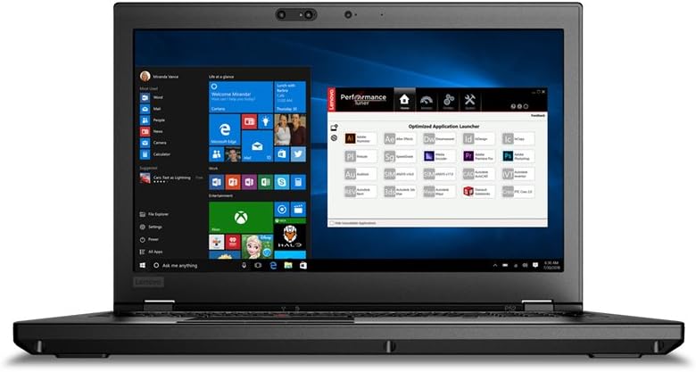 Lenovo 15.6' ThinkPad P52 LCD Mobile Workstation Intel Core i7 (8th Gen) i7-8850H Hexa-core (6 Core) 2.6GHz 16GB 512GB SSD Windows 10 Pro 64-bit Model 20M9000LUS