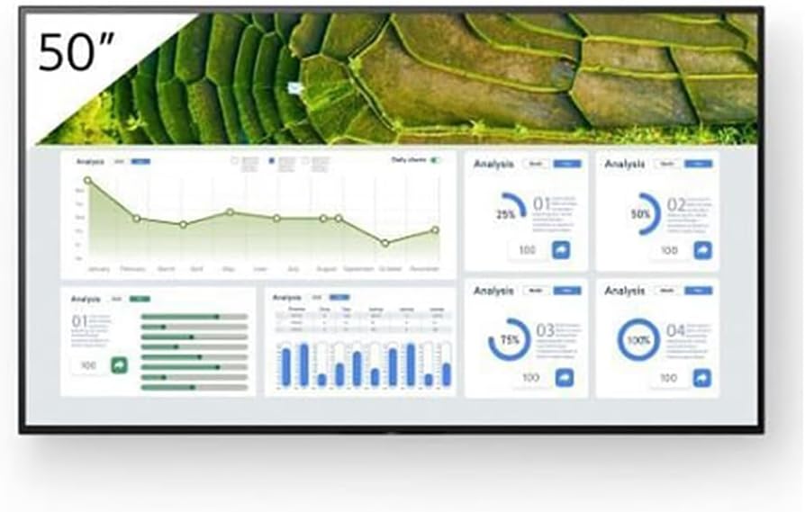 Sony BRAVIA BZ30L Series 50' 16:9 4K Ultra HD HDR VA LED Professional Display