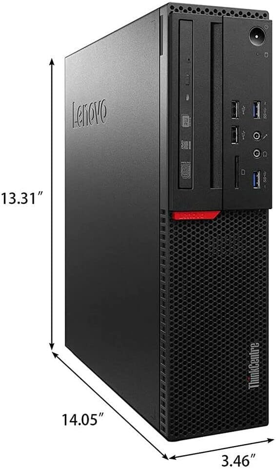Lenovo Desktop Computer ThinkCentre M800 SFF PC, Intel Core i5 6500 3.2GHz, 16GB RAM, 1TB SSD, New KOORUI 24' FHD Monitor,WiFi,Bluetooth,Wireless Keyboard Mouse,HDMI (Renewed)