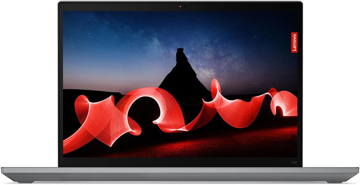 Lenovo ThinkPad T14 Gen 4 21HD002BUS 14' Notebook - WUXGA - 1920 x 1200 - Intel Core i7 13th Gen i7-1355U Deca-core (10 Core) - 16 GB Total RAM - 16 GB On-Board Memory - 512 GB SSD - Storm Gray