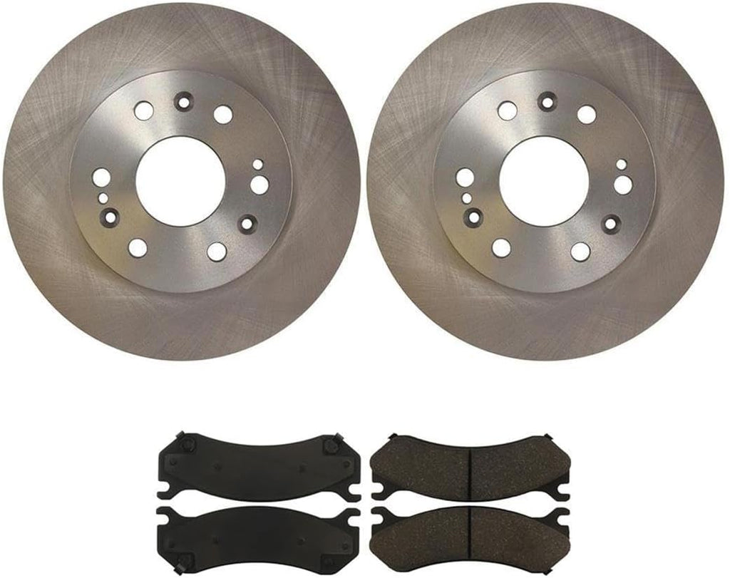 Brakes and Rotors Kit - 3PCS Front Disc Brake Pads and Rotors, Brake kit for Chevy Silverado 1500 Classic 2007-2007 for GMC Sierra 1500 2005-2006 for GMC Sierra 1500 Classic 2007-2007