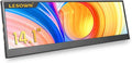 14.1 inch Temp Display Stretched Bar LCD Touch Strip Display USB C & HDMI 1920x550 IPS Sub Extender mini Wide Monitor for GPU CPU Data Monitoring PC Case