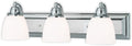 Livex Lighting 10503-05 Transitional Three Light Bath Vanity from Springfield Collection Finish, Polished Chrome, 24 x 7 x 7