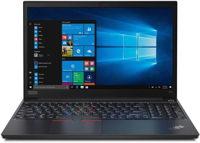 Lenovo ThinkPad E15 15.6' FHD (1920x1080) IPS Anti-Glare Display - Intel Core i7-10510U Processor, 16GB RAM, 1TB PCIe-NVMe SSD, Windows 10 Pro 64-bit