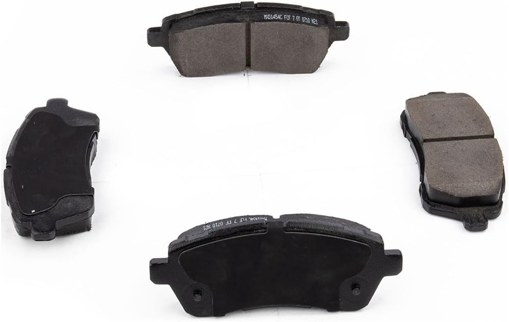 Brake Kit Front Ceramic Brake Pads and Rotors Kit (258mm) for Ford Fiesta 1.6L 2011 2012 2013 2014 2015 2016 2017 2018 2019 for Ford Fiesta 1.0L 2014 2015 2016 2017 Brakes and Rotors