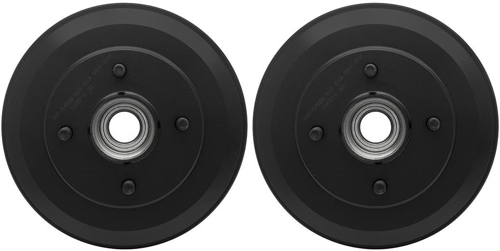 Rear Brake Drum Automotive Replacement Brake Drums Parjanyay 2Pcs for Ford Fiesta Ikon 1.6L 2011 2012, for Ford EcoSport 2.0L 2004-2012, for Ford Fiesta 1.6L 2005-2009, for Ford Focus 2.0L 2000-2008